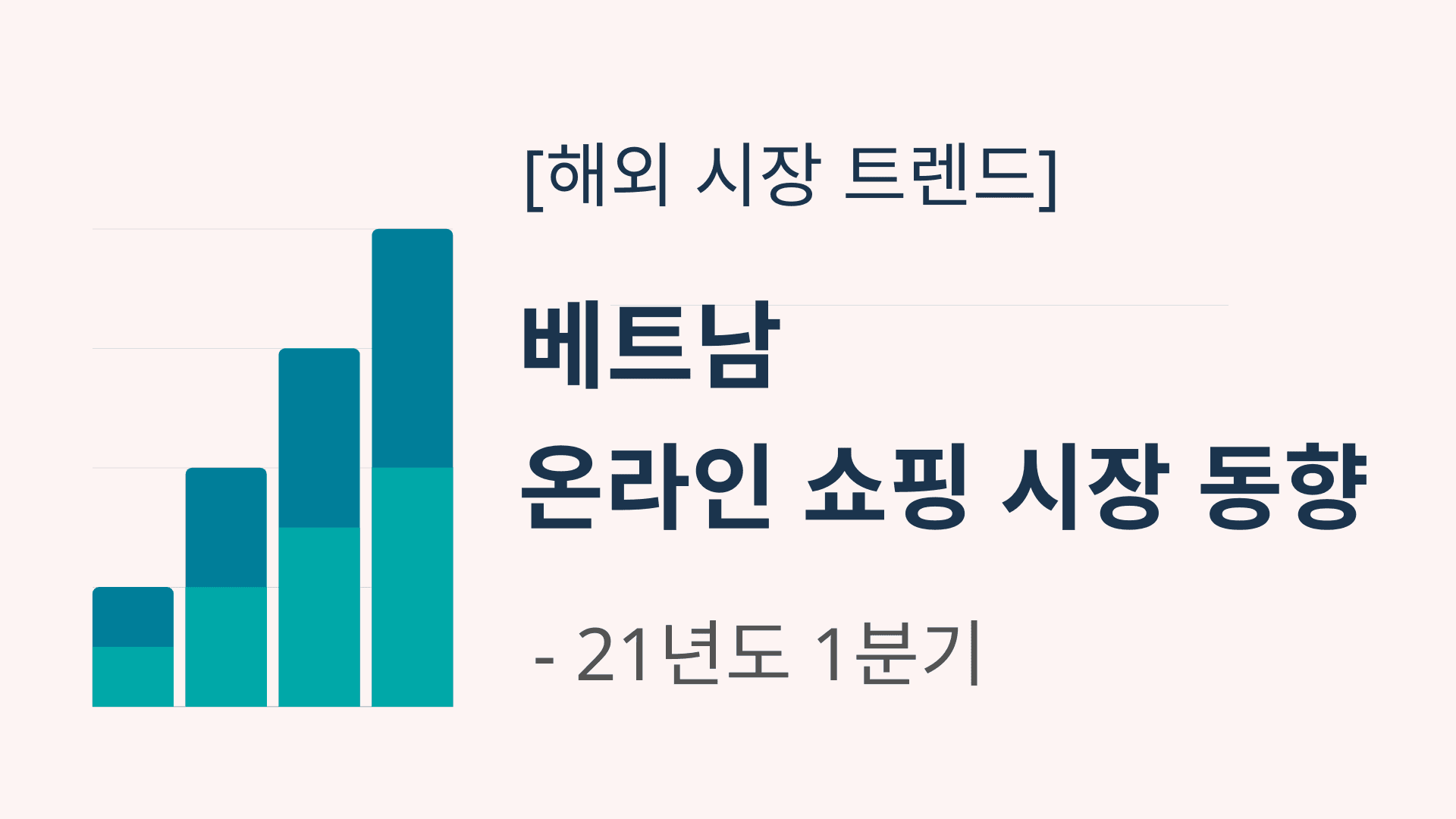 베트남 온라인 쇼핑 시장 동향 (21년도 1분기 10% 증가)