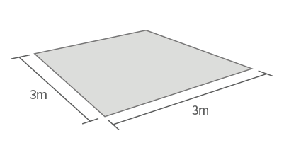 독립부스 (1m×1m)